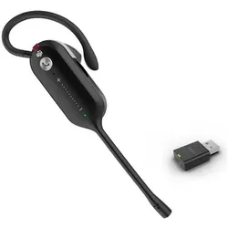 Yealink Wh63 Portable Uc (Kabellos, USB-A, Skype), Office Headset, Schwarz