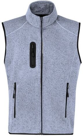 Gilet Personnalisé Bicolore Confortable et Stylé Anderson pas cher polaire M gris clair