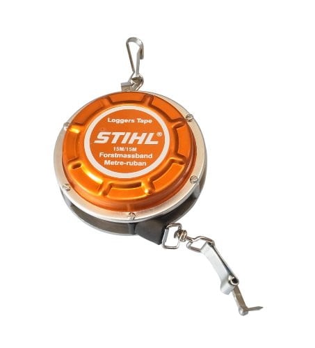 STIHL Forestmeetlint in metalen behuizing, zelfoprollend, 15 meter