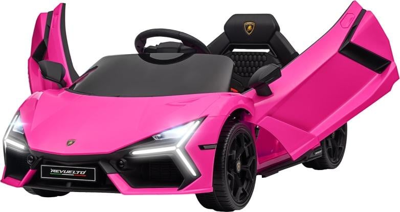 Moonbite Elektrische kinderauto met afstandsbediening, roze