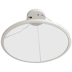 Synergy 21, Deckenleuchte, LED – R600 Warm-Licht Panel Rund Weiss Transparent (5000 lm)