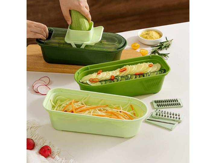 Coupe-légumes portable pour restaurant, outil de cuisine commercial, trancheuse à légumes en plastique MH40QCJ