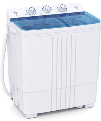 Costway Portable Washing Machine for Dorms and Apartment-Blue