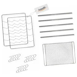 Lemodo Zubehör-Set für Räucherofen mit Fischkörben und Räuchergitter