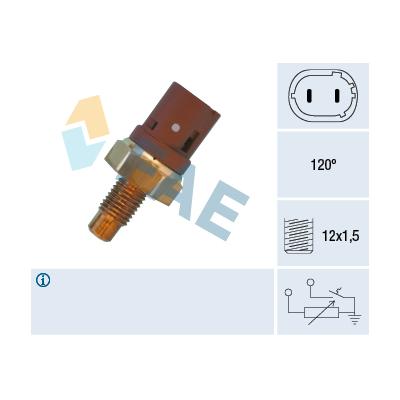 FAE Sensor, Kühlmitteltemperatur 34390 für Volvo RENAULT STANDARD AUTOMOBILE