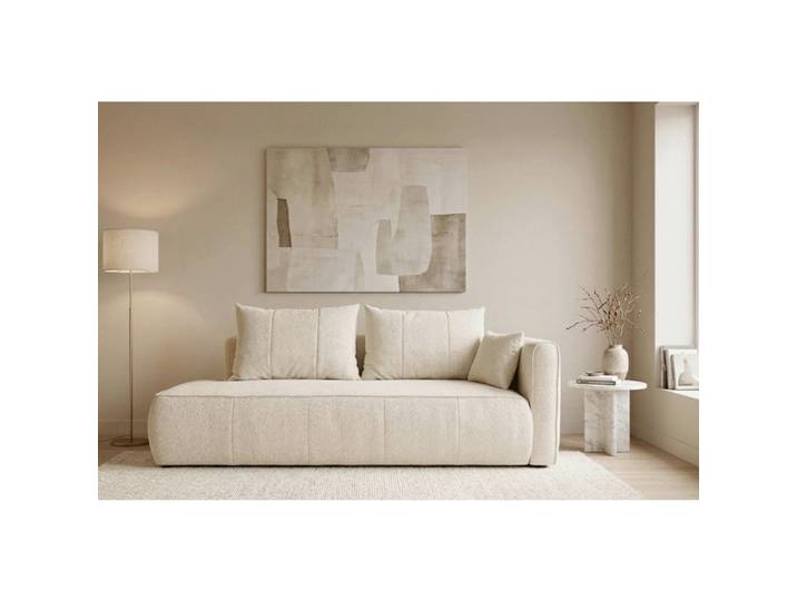 Mid.you Récamiere Hevia, Creme, Kunststoff, Füllung: Schaumstoff, 235x97x98 cm, Wohnzimmer, Sofas & Couches, Sofas, Recamieren