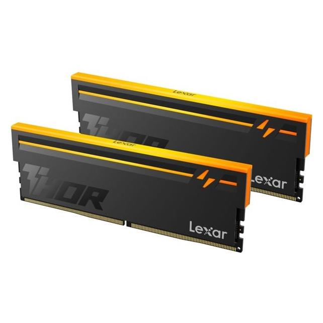 Lexar THOR 2.0 DDR5 CL38 RGB 2x16GB (2 x 16GB, 6000 MHz, DDR5-RAM, DIMM) (LD5U16G60C38BV-RGD)