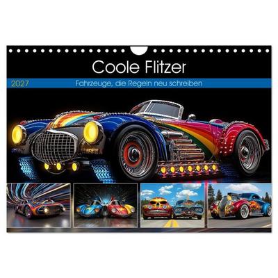 Coole Flitzer (Wandkalender 2027 DIN A4 quer), CALVENDO Monatskalender