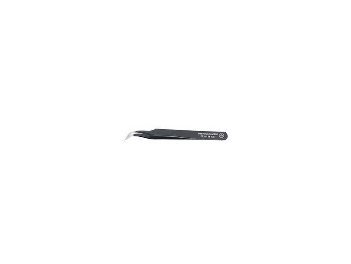 Wiha Präzisionspinzette 7a Spitz\, gebogen\, rund\, fein 120 mm 32335 (32335)