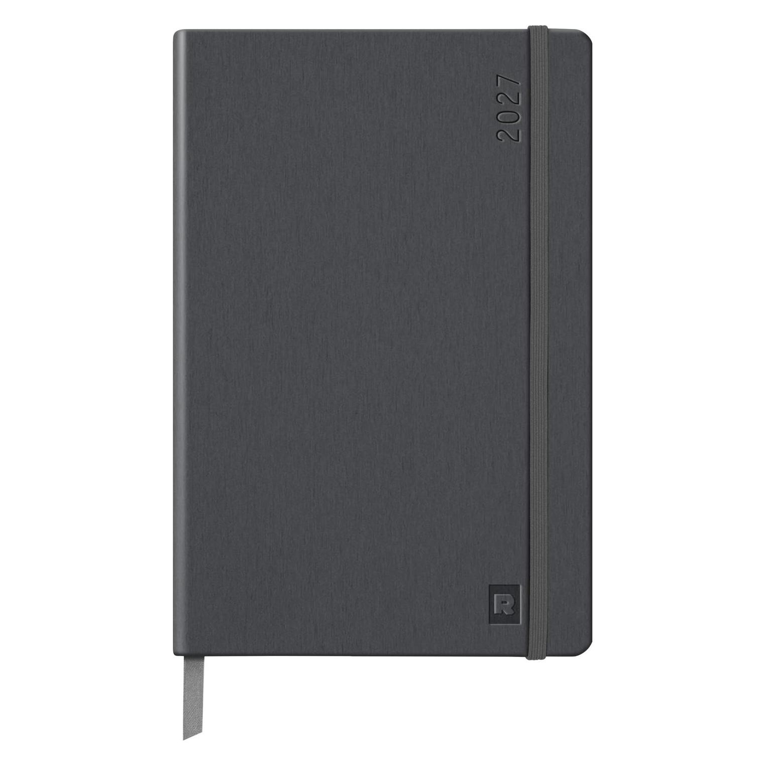 Rhodia Webplanner 2027, A5, 80 Blatt elfenbein 90g, horizontales Kalenderraster - Titan (A5) (194752C)