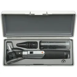 mini 3000 F.O. Otoskop 2,5 V LED schwarz mit Batteriegriff mini 3000 inkl. Batte...