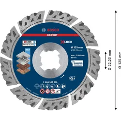 BOSCH Diamant-Trennscheibe 125 mm