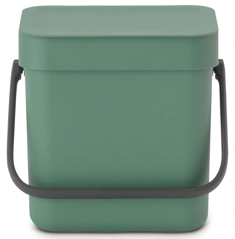 Brabantia Sort & Go opbergbak, 3 liter, donkergroen