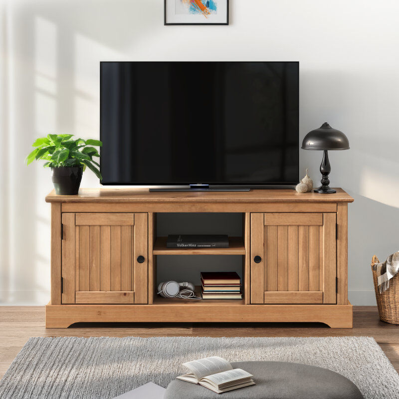 Lark Manor Childersburg TV Stand for TVs up to 88" Brown Wood 88"