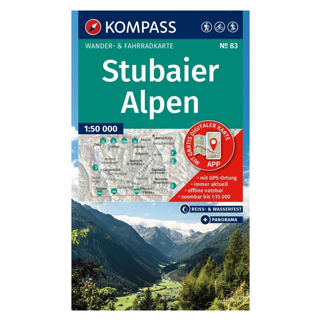 Kompass Karten KV WK 83 Stubaier Alpen (59043019)