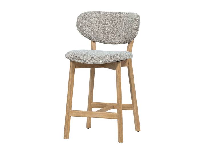 Tchibo - Woood Barhocker »Udar« mit Holzrahmen - 51x58x94cm - braun -