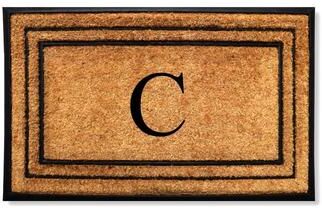 A1 Home Collections Natural Coir & Rubber Door Mat, Heavy Duty, Dirt Trapping, Long-Lasting Entrance Doormats