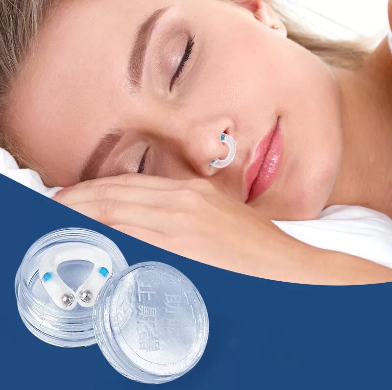 INF Pince-Nez Anti Ronflement Magnétique en Silicone Efficace (Lot de 2)