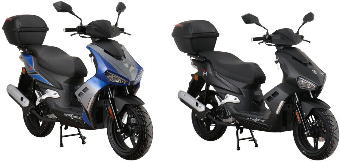 Alpha MOTORS Motorroller Mustang FI 50 ccm EURO 5 inkl. Topcase