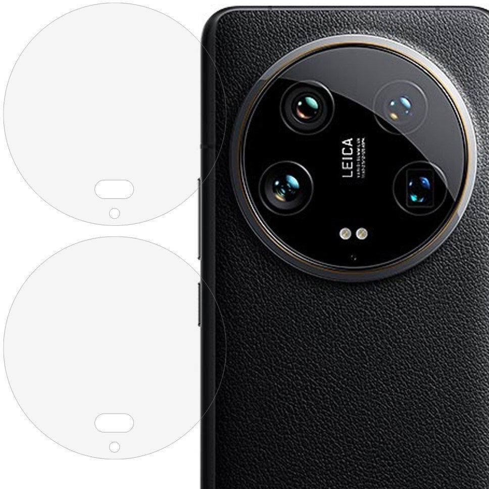 INCOVER Xiaomi 14 Ultra Kameralinse Glasbeskyttelse - 2 Stk - Gennemsigtig