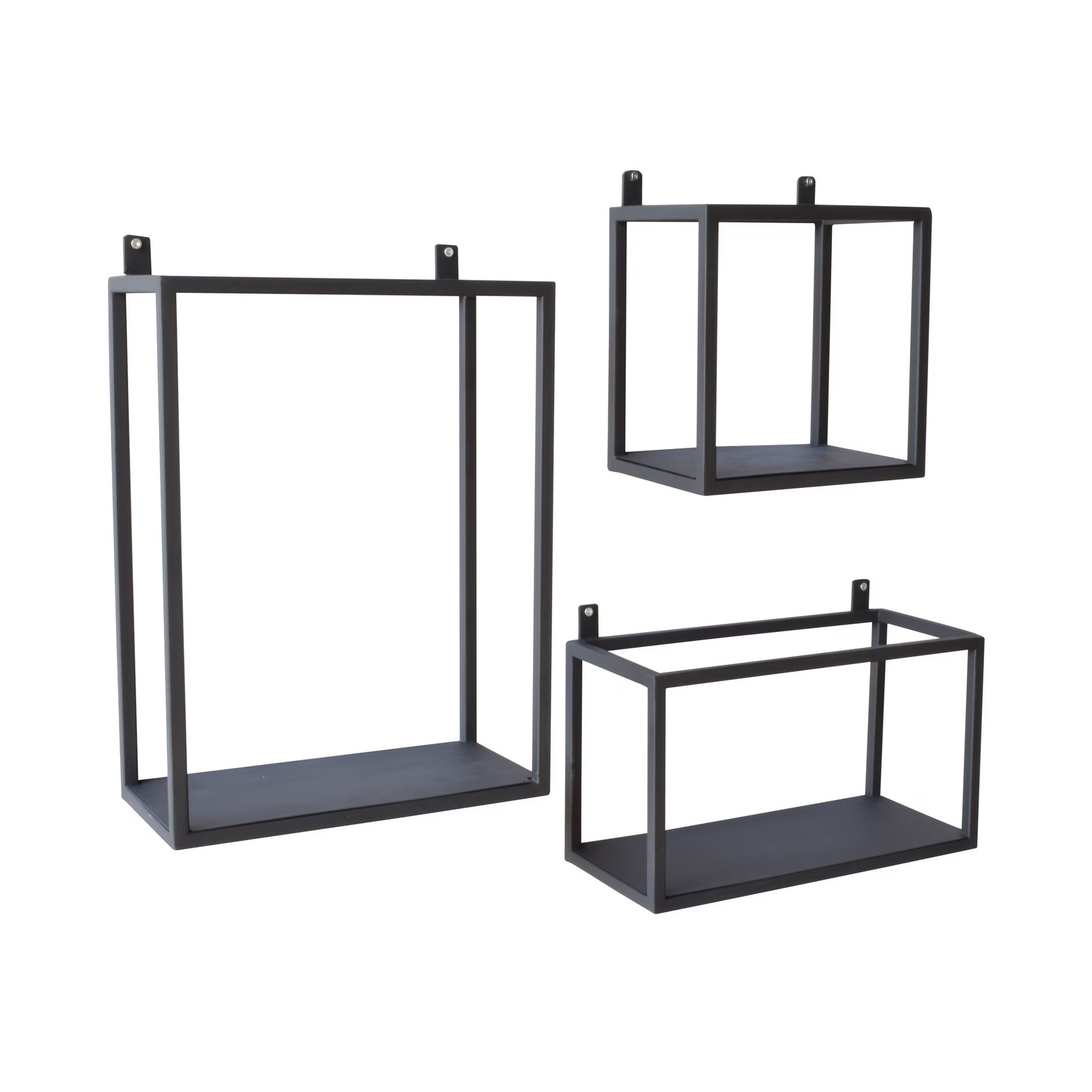 Urban Interiors wandboxen Set van 3 - Vintage Black