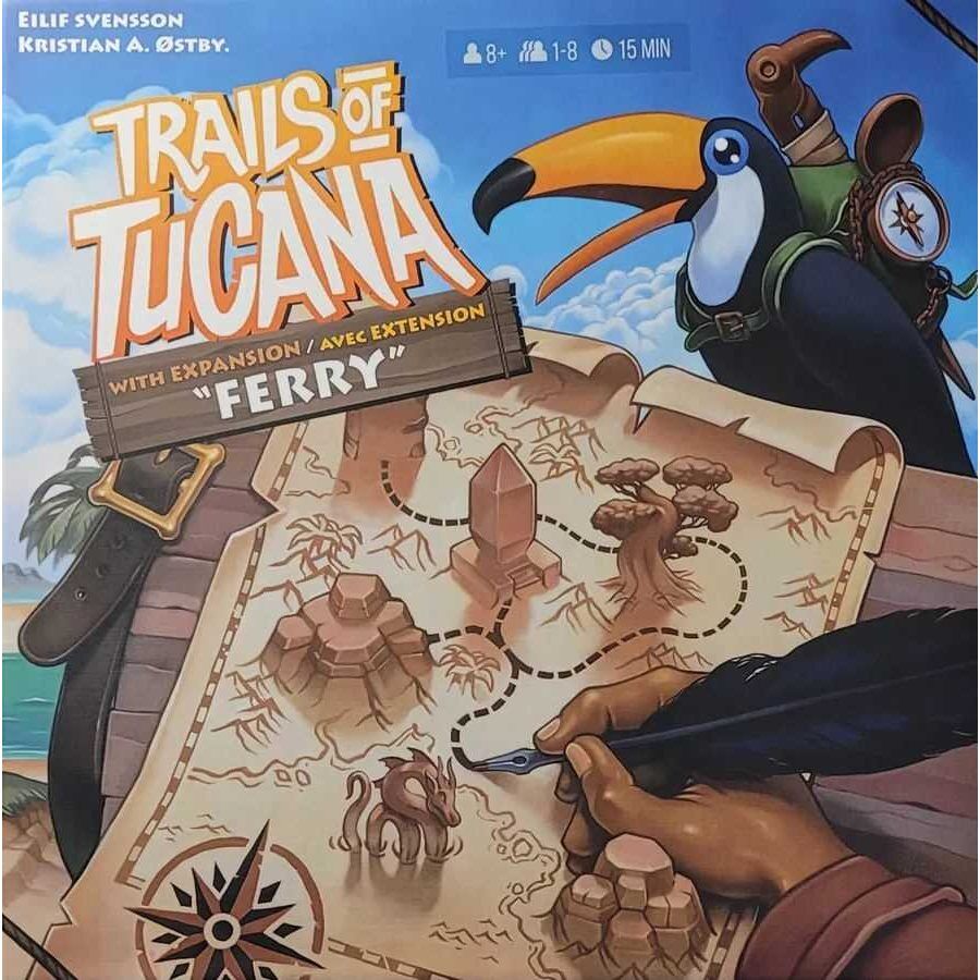 Trails of Tucana: Ferry Extension Included, Family Strategy Board Game, Ages 8+, by Matagot SARL