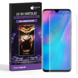 1x 9H Panzerglas für Huawei P30 Pro Full-Screen HD klar UV-Liquid Tempered Glas Displayschutz Schutzglas Screen-Protector