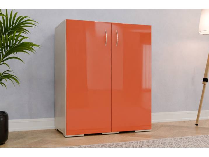 Kommode nach Maß - RAL 2012 Lachsorange - 110x90x52cm - Individuell konfigurieren