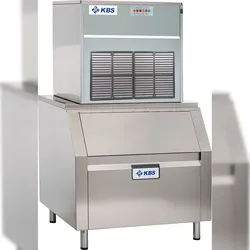 KBS Gastrotechnik Flockeneisbereiter KF 255 L inklusive Vorratsbehälter und Abdeckung