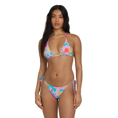 Bade-Shirt BILLABONG "Pipe Dreams Multi Tri", Damen, Gr. S, bunt (bright marine), Obermaterial: 78% Nylon, 22% Elasthan., Bikini-Oberteile
