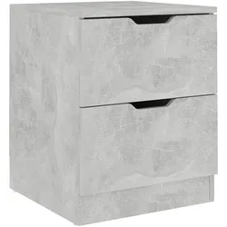 vidaXL Nachttisch Betongrau 40x40x50 cm Spanplatte