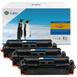 G&G XL-Toner Multipack COLOR kompatibel zu HP CF252XM / 410X