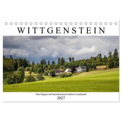 Wittgenstein – Eine Region mit beeindruckend schöner Landschaft (Tischkalender 2027 DIN A5 quer), CALVENDO Monatskalender