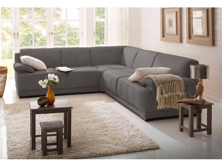 Home affaire Ecksofa Telos mit Boxspring Unterfederung für hohen Komfort, L-Form, mit Boxspring-Federung für tollen Sitzkomfort. Zeitlos und komfortabel