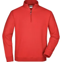 Zip-Sweatshirt "JN352" - M - red