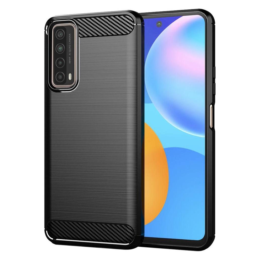 Techsuit - Carbon Silicone - Huawei P Smart 2021 - Black (Huawei P Smart (2021)) (56337547)