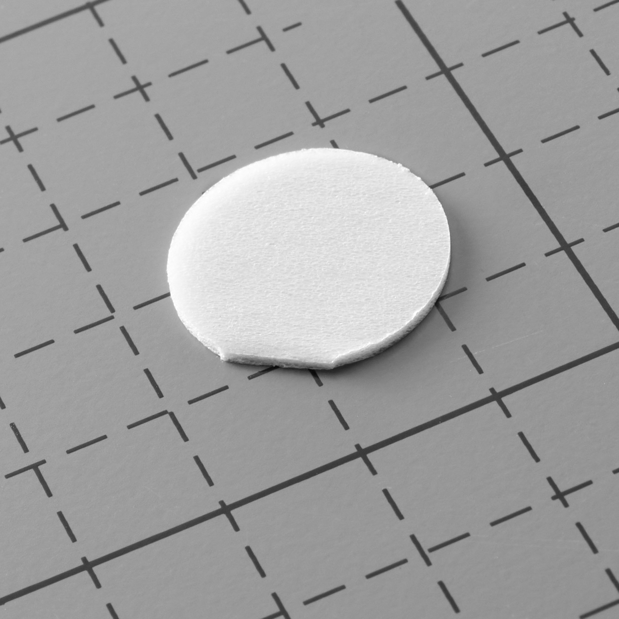 SPRINTIS Pastilles adhésives en mousse double face, env. 1 mm d’épaisseur, adhérence forte/forte 20 mm   5.000 Unités, papier, blanc