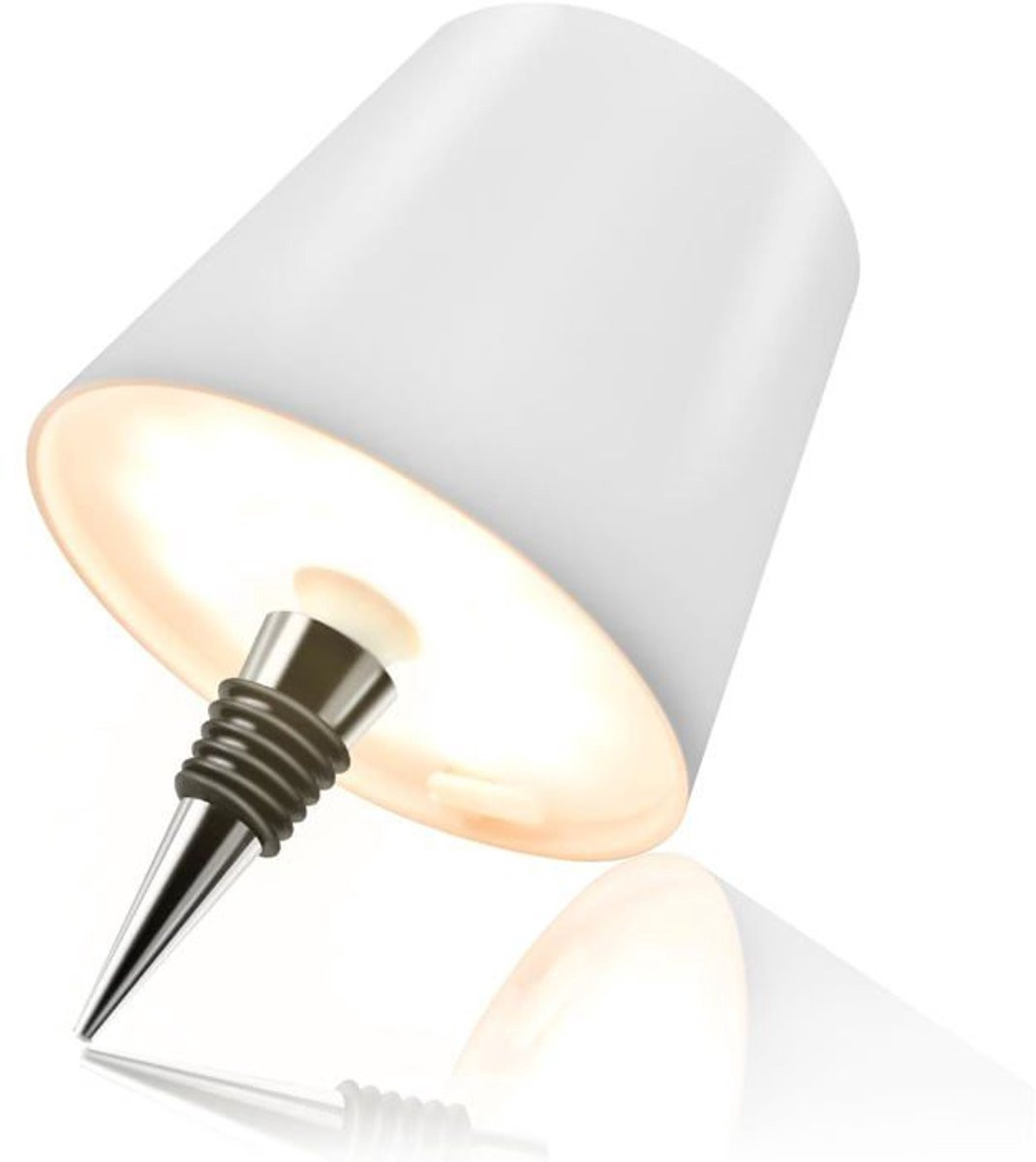 Oplaadbaar LED-fleslampje met 3 kleuren en IP54 waterdicht modern design