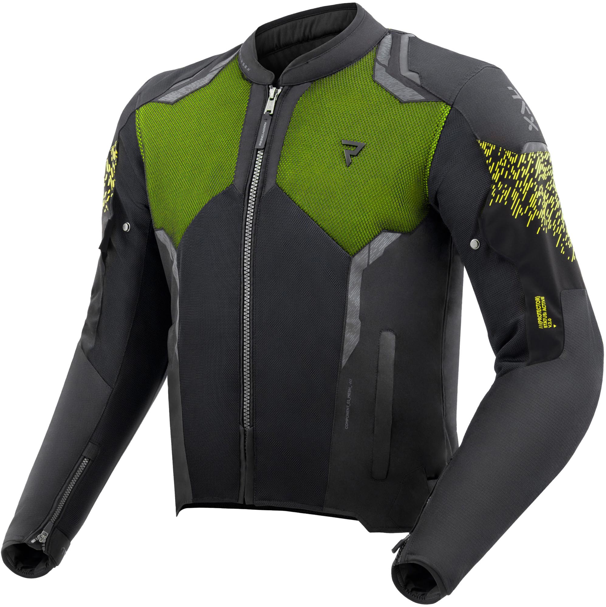 Rebelhorn Jax wasserdichte Motorrad Textiljacke RH-TJ-JAX-58-S
