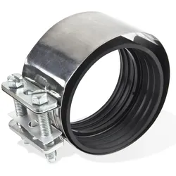 Rohrverbinder DN 150 aus Edelstahl wasserdicht für Guss-Rohre