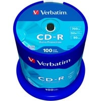 CD-R 700 MB, CD-Rohlinge 52fach, 100 Stück