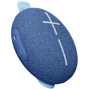 Ultimate-Ears Bluetooth-Lautsprecher MINIROLL, Majestic Blau, für Handy / Tablet, 2.0