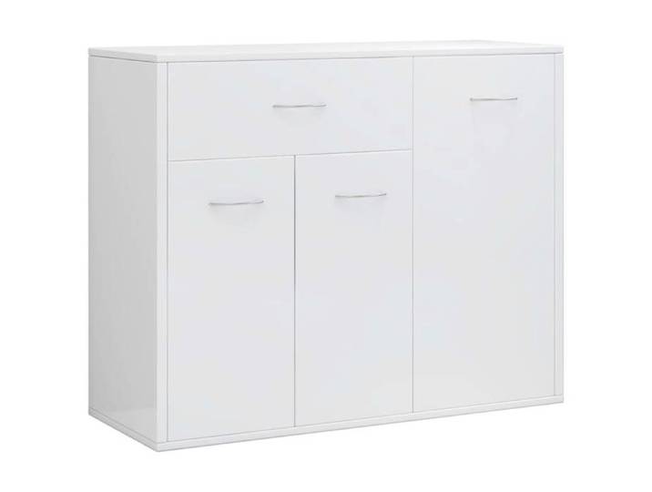 “SALE 2025”Buffet bas salon - Classique - Commode Buffet - Blanc brillant - 88x30x70 cm - Bois d'ingénierie chill667131