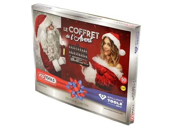 KS TOOLS 999.8887 Calendrier de l'avent - 50 pièces