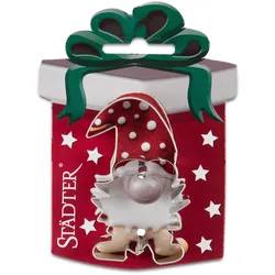 STÄDTER Ausstechform Weihnachtswichtel Edelstahl 7,5cm