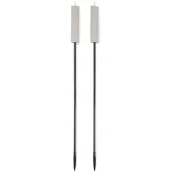 Tchibo - 2 LED-Gartenfackeln - grau