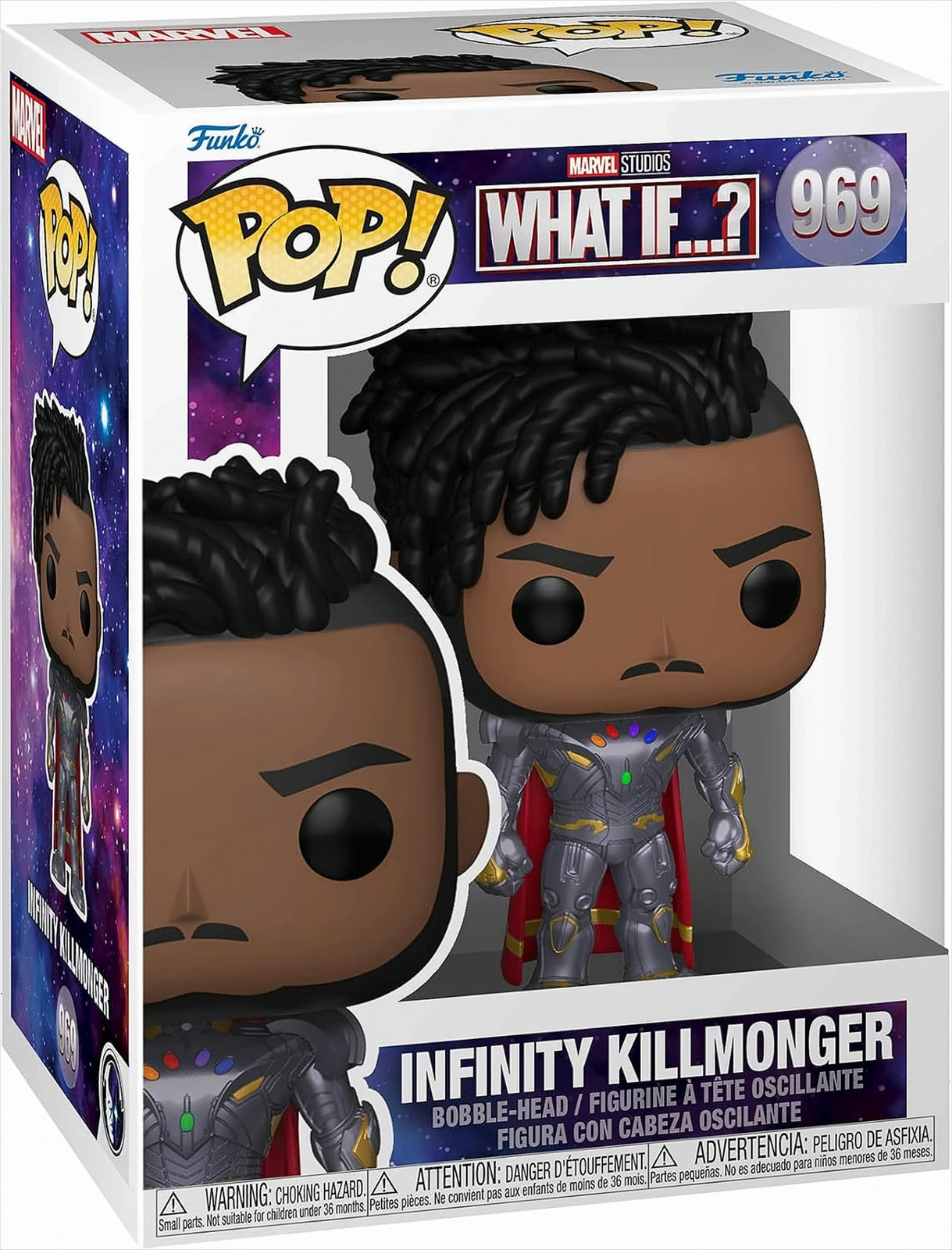 Funko Pop! Marvel Studios What If...? Infinity Killmonger 969 Vinyl figuur