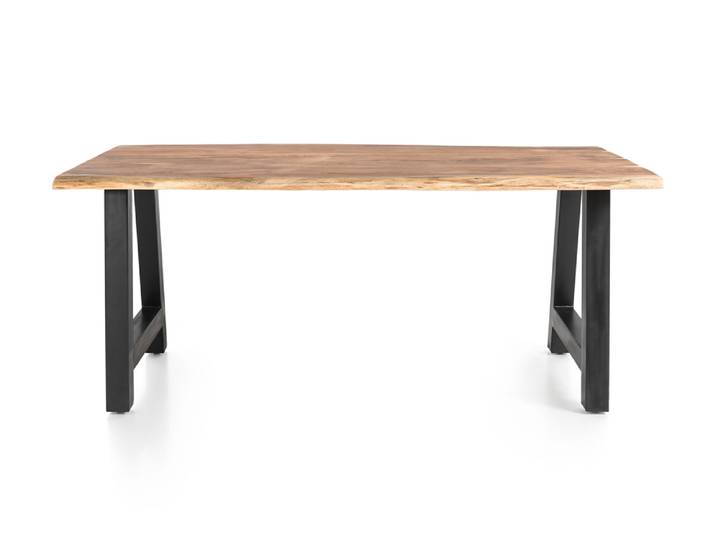 Esstisch, Massivholz Akazie, 220×110 cm, Klassisch & Skandinavisch
