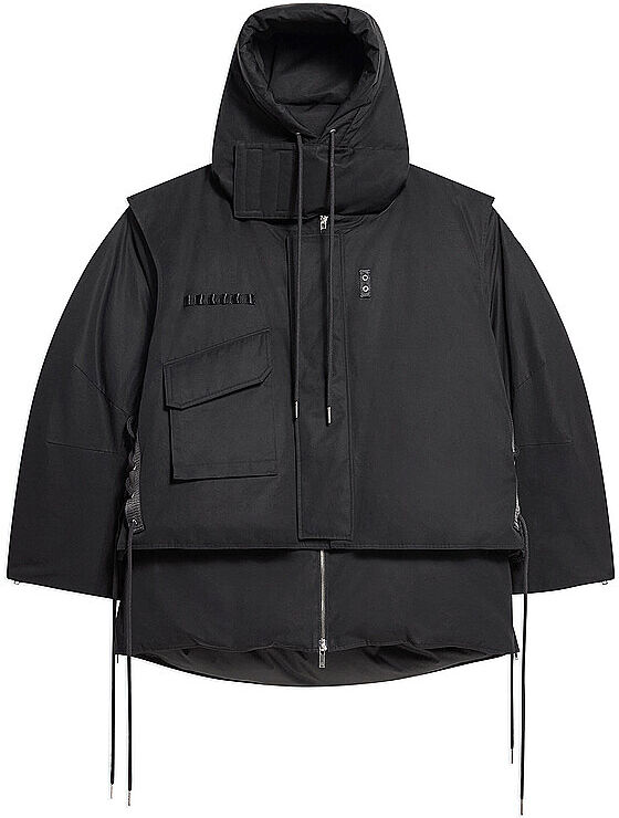 HELMUT LANG Daunenparka ARCTIC LAYERED JACKET schwarz   L L