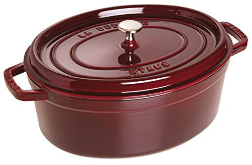 STAUB Gietijzeren ovale cocotte 6,7 l Grenadine